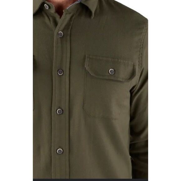 TAILOR VINTAGE 🎉HP🎉 NWT - M Sz S/Sherpa Fleece Shirt Jacket/Forest Night Heather - Picture 11 of 16